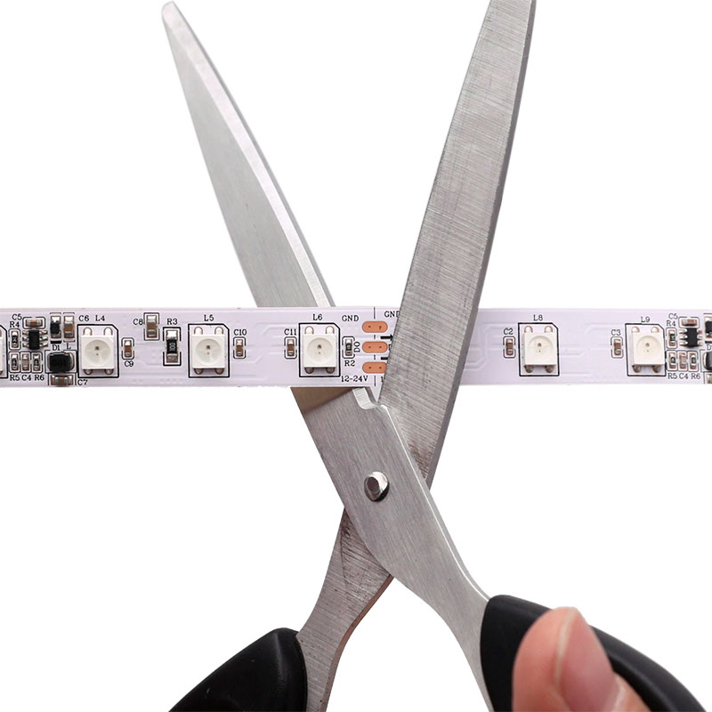 DC12-24V Individually Programmable SK6812 RGB LED Strip 60LEDs/m, 10m/33ft No Voltage Drop, 3.28ft-65.6ft DC12-24V Individually Programmable SK6812 RGB LED Strip 60LEDs/m, 10m/33ft No Voltage Drop, 3.28ft-65.6ft
